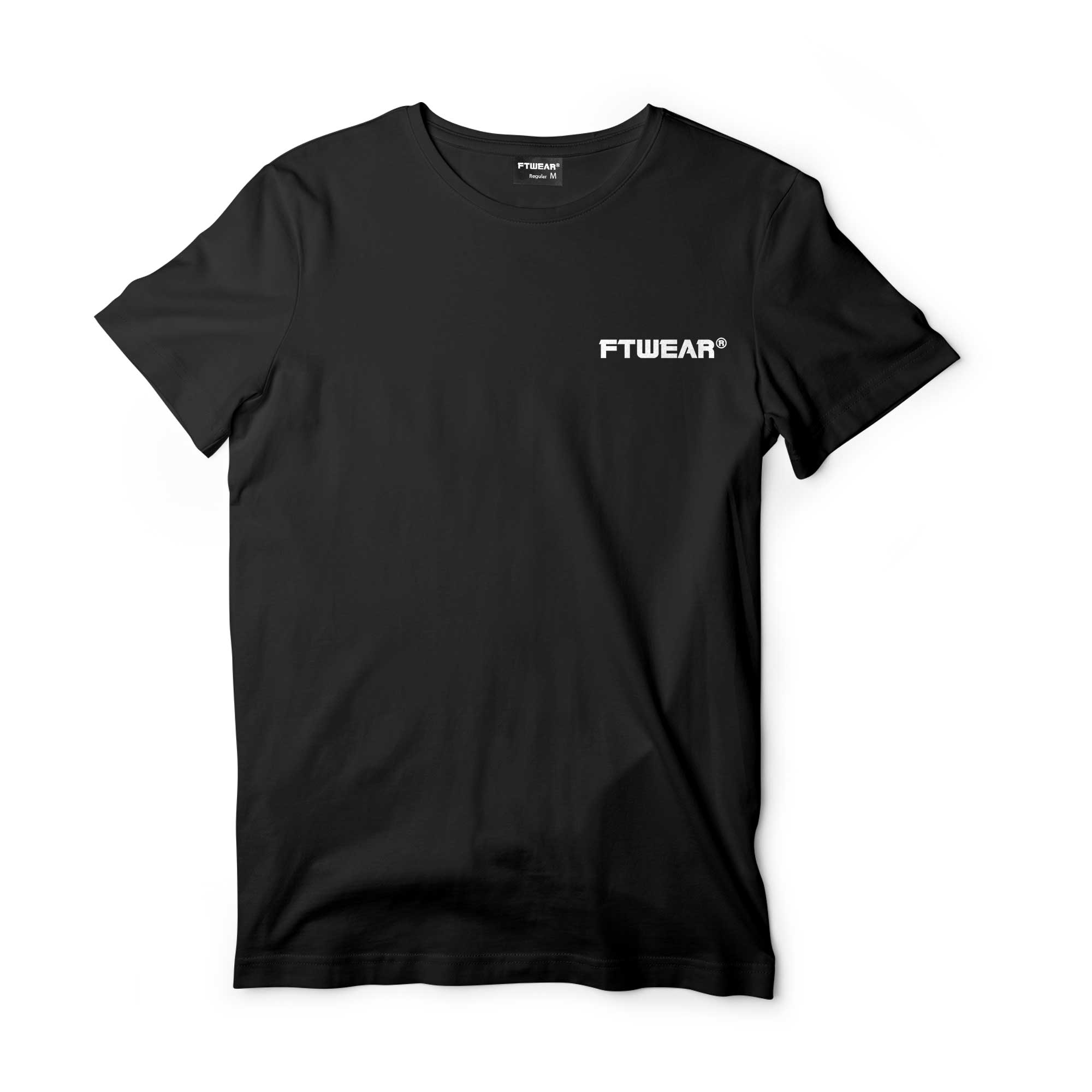 Round Neck Black T-Shirt - FTWEAR | HustlerAdarsh